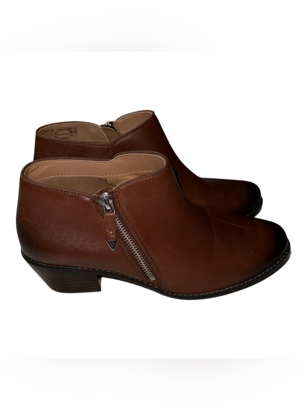VONIC JOY JOLENE ANKLE BOOTIES MOCHA COMFORT ARCH SUPPORT 8.5 MEDIUM - Picture 6 of 13